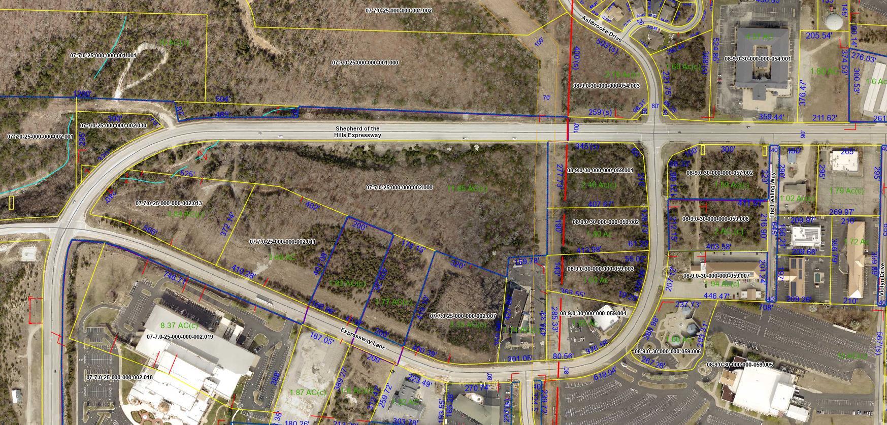 000 Shepherd Of The Hills Expressway Unit: 8 Parcels