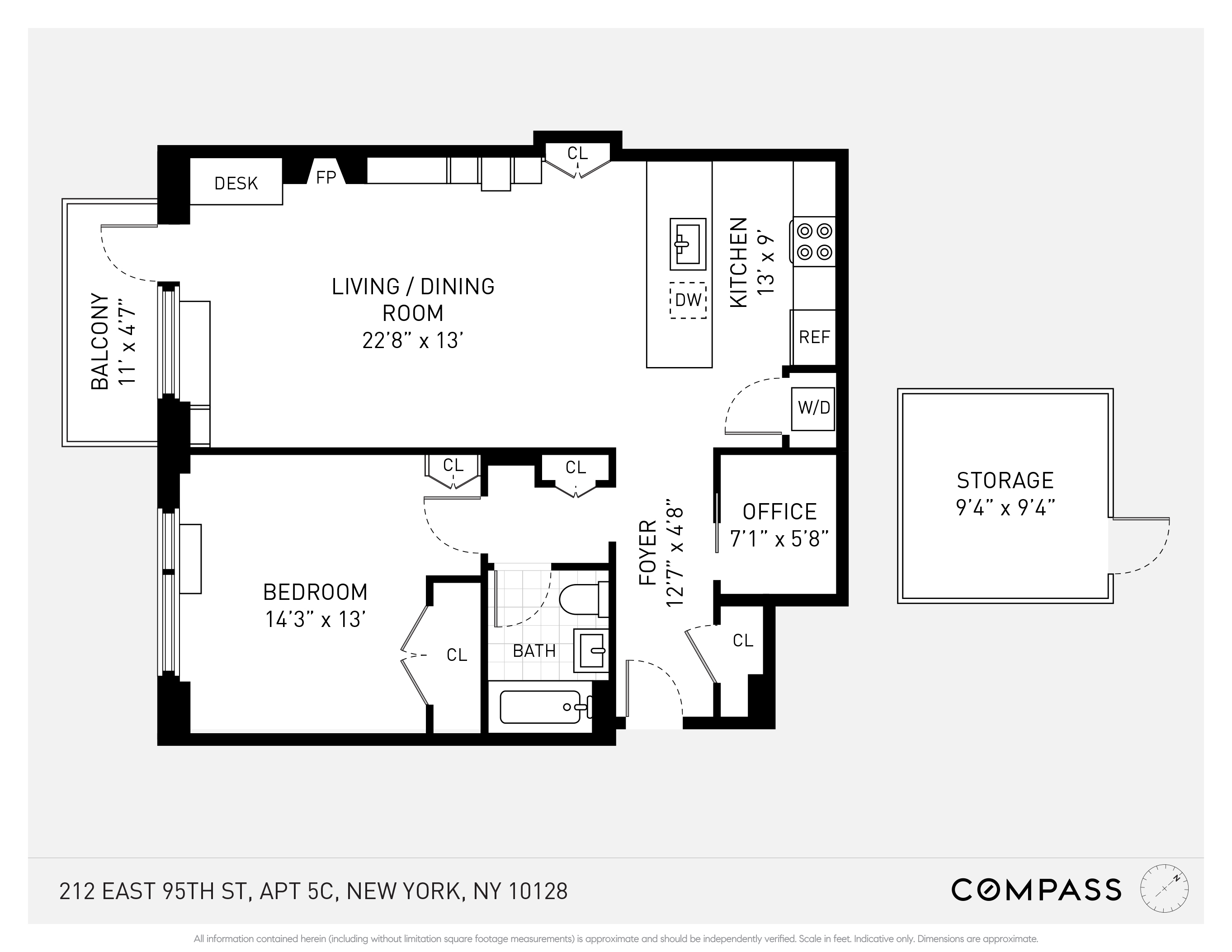 212 E 95th Street 5C