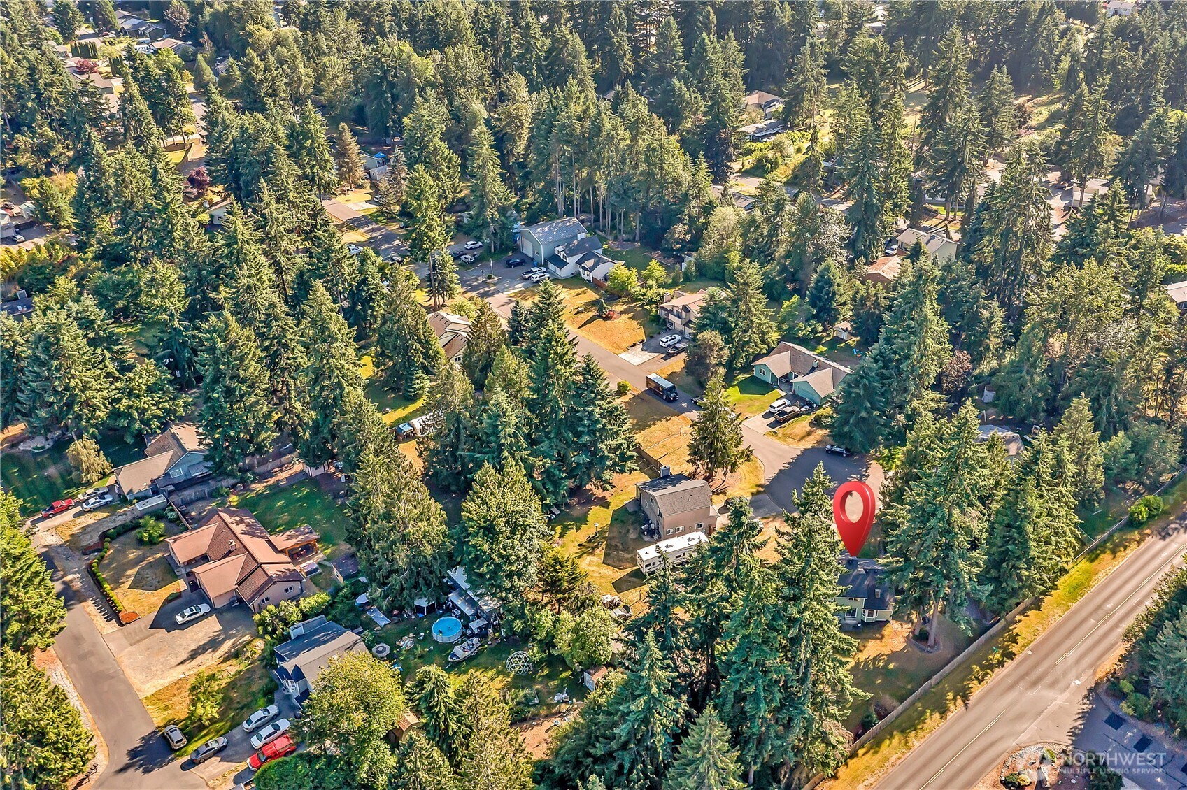 Private Bonney Lake Home on Shy-1/2 Acre