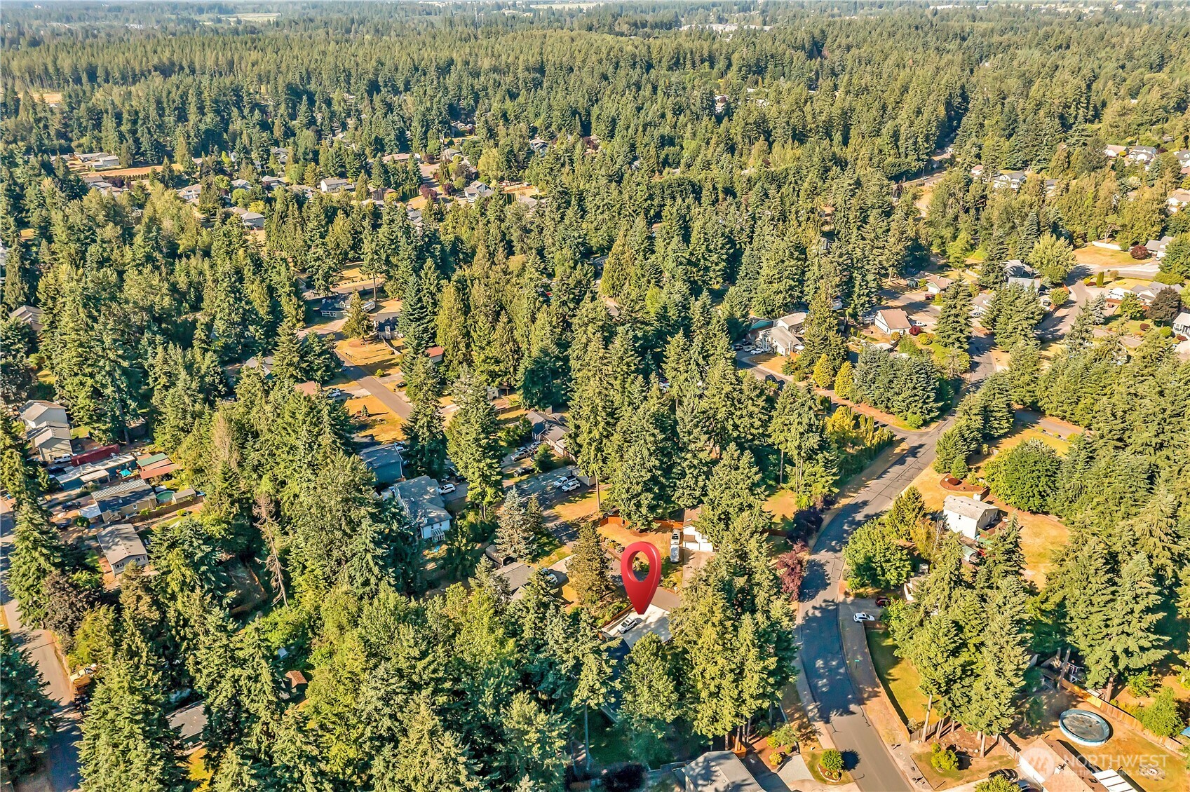 Private Bonney Lake Home on Shy-1/2 Acre
