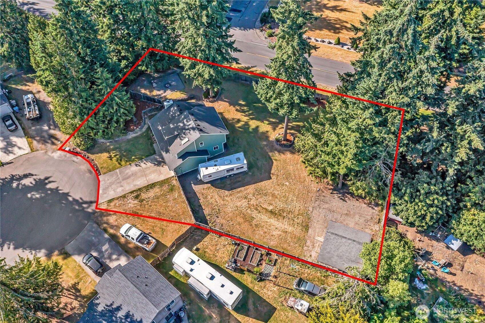 Private Bonney Lake Home on Shy-1/2 Acre