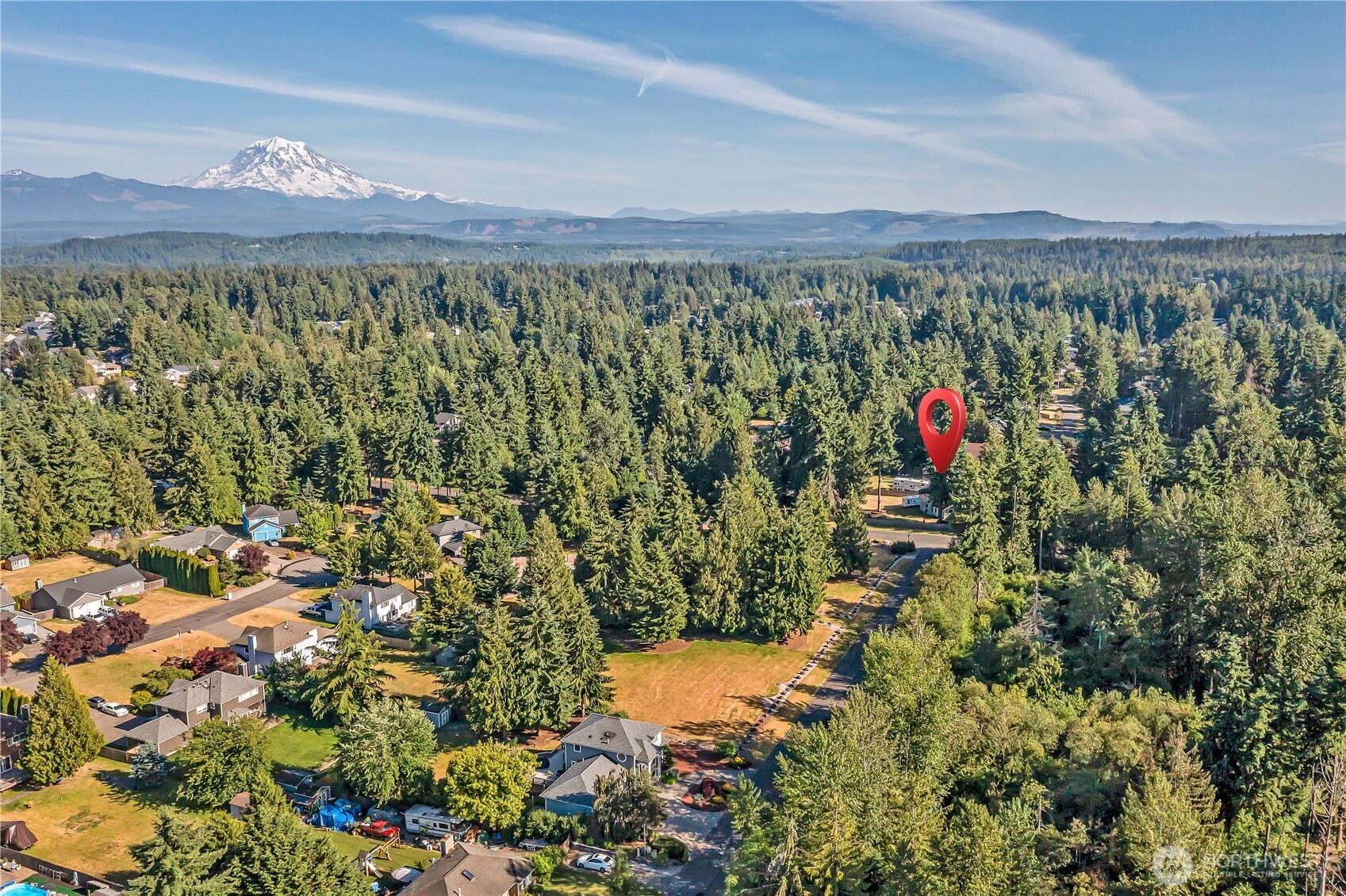 Private Bonney Lake Home on Shy-1/2 Acre