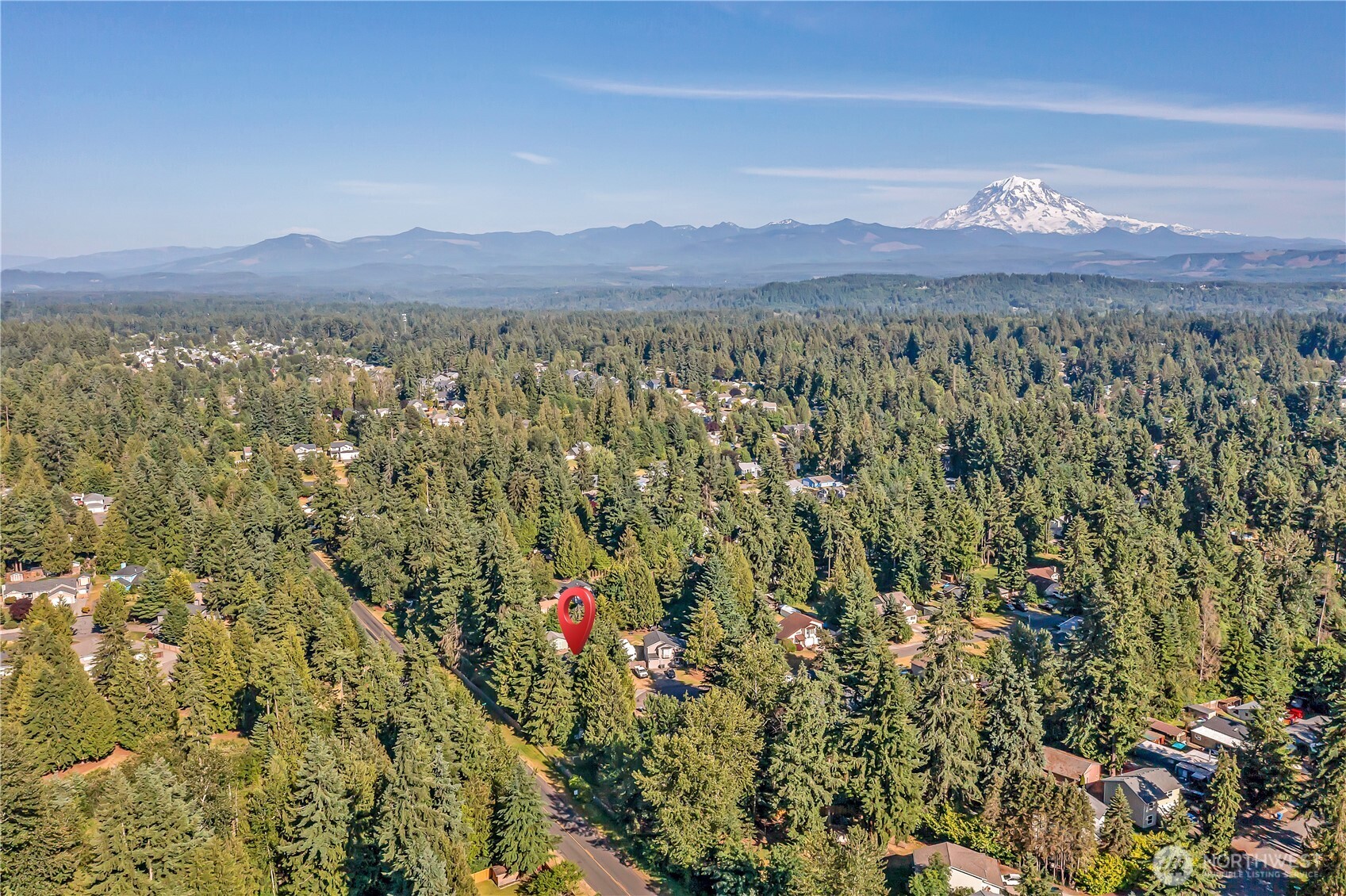 Private Bonney Lake Home on Shy-1/2 Acre