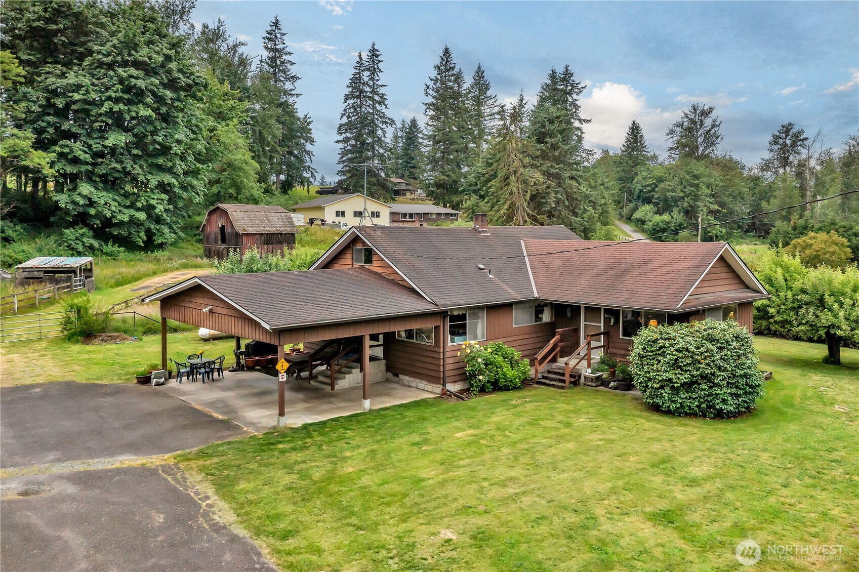 Secluded Equestrian Hobby Farm on 2+ Acres