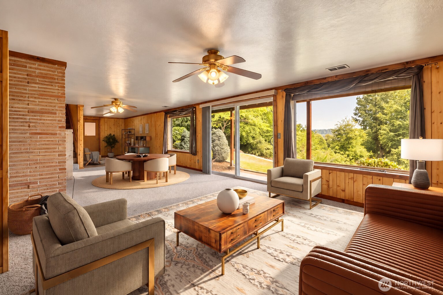 Mid-Century Modern Home with Sweeping Puyallup Valley Views