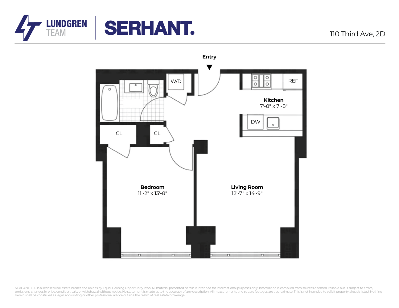 110 3RD Avenue 2D (NOT LEAD OR MEMBER)