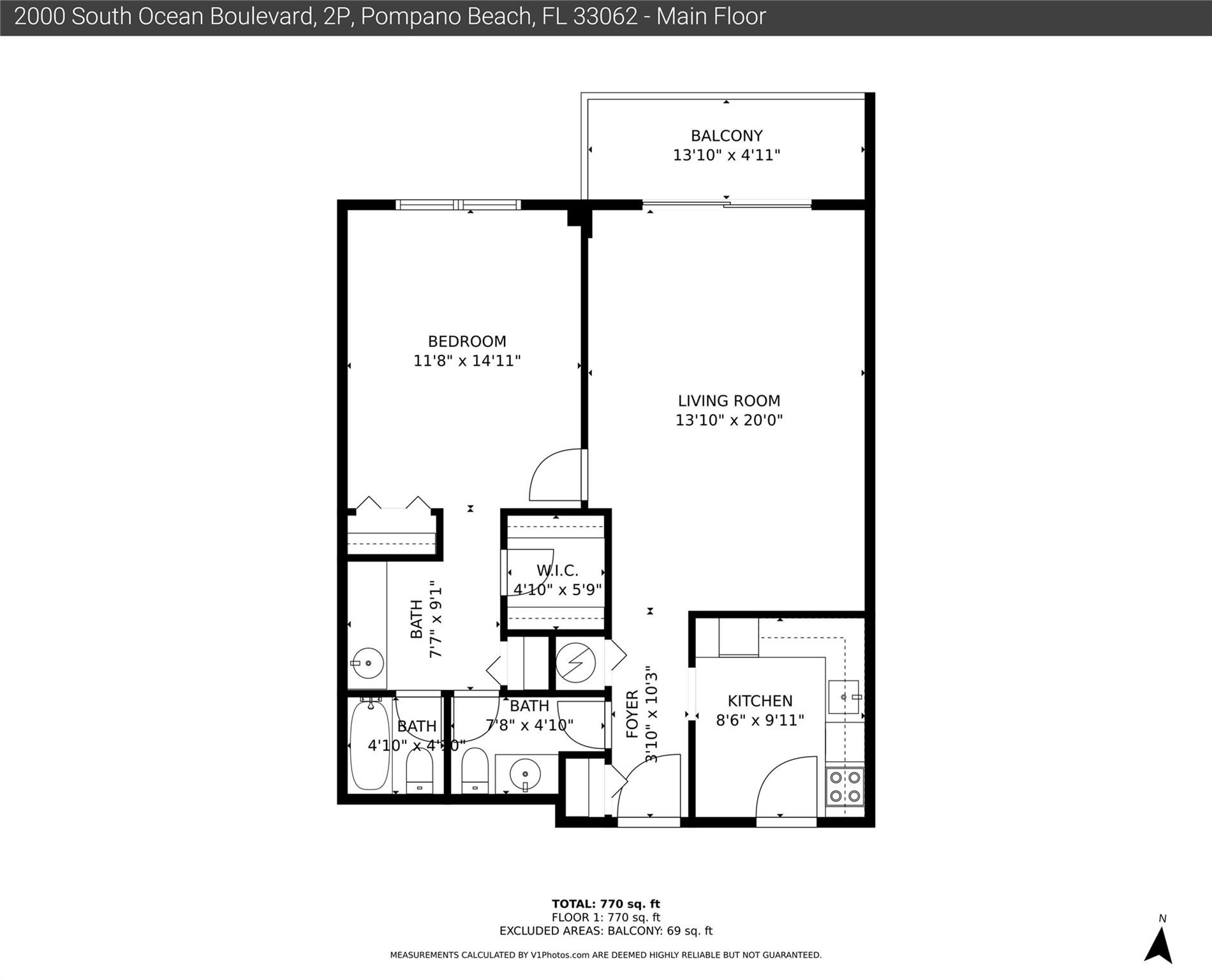 2000 S Ocean Boulevard 2P, Lauderdale-By-The-Sea Unit: 2P