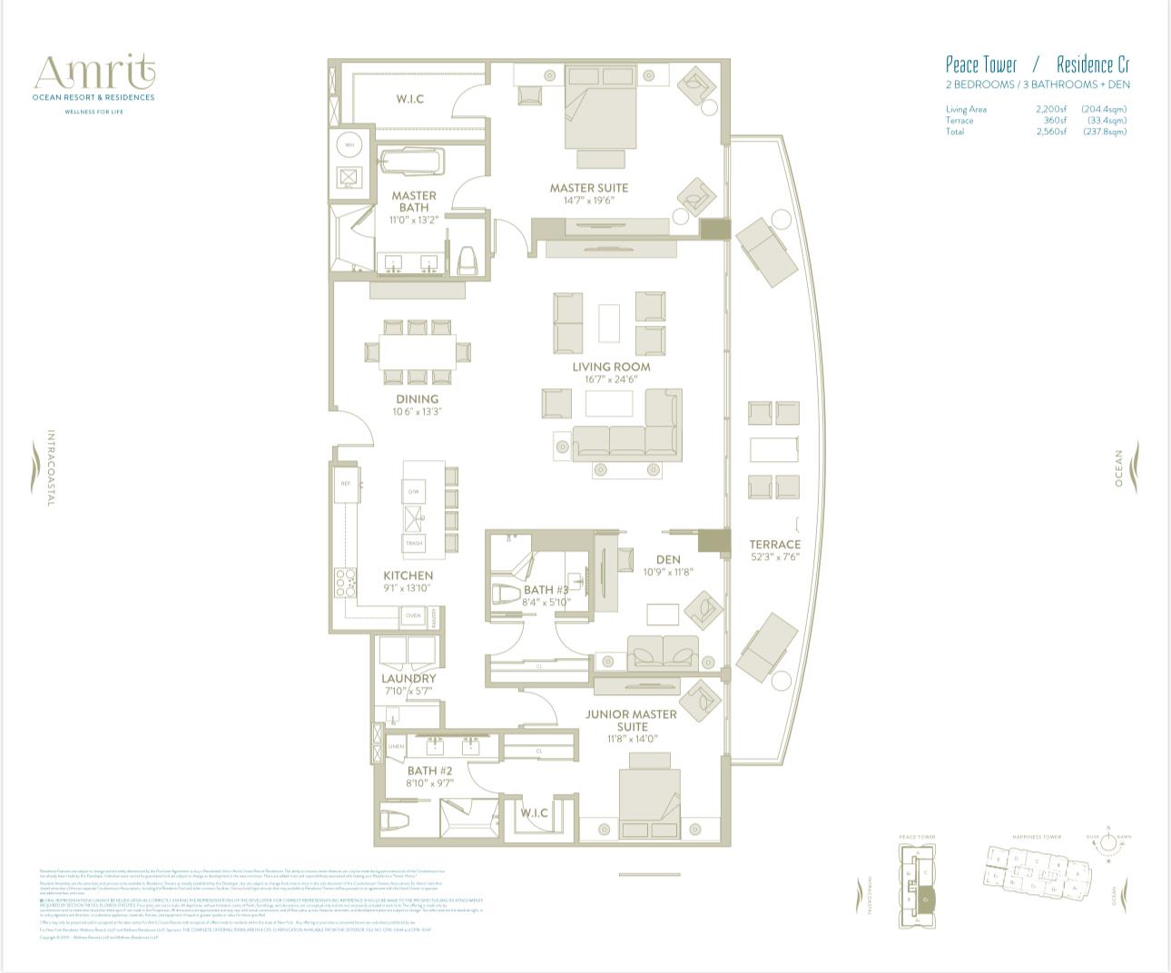 3100 N Ocean Drive P-1004