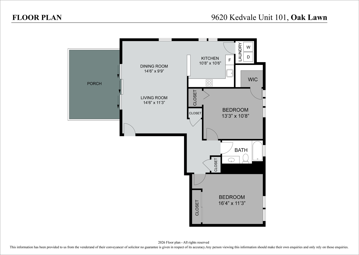 9620 S Kedvale Avenue Unit: 101