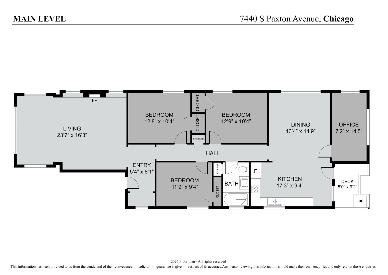 7440 S Paxton Avenue Unit: 2