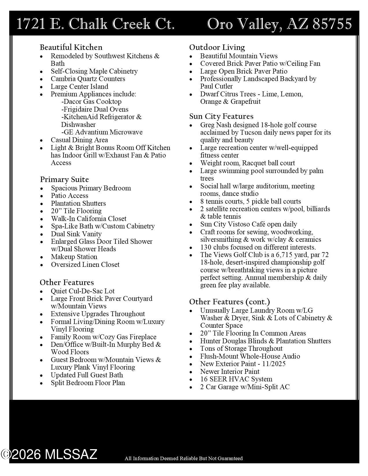 1721 E Chalk Creek Court