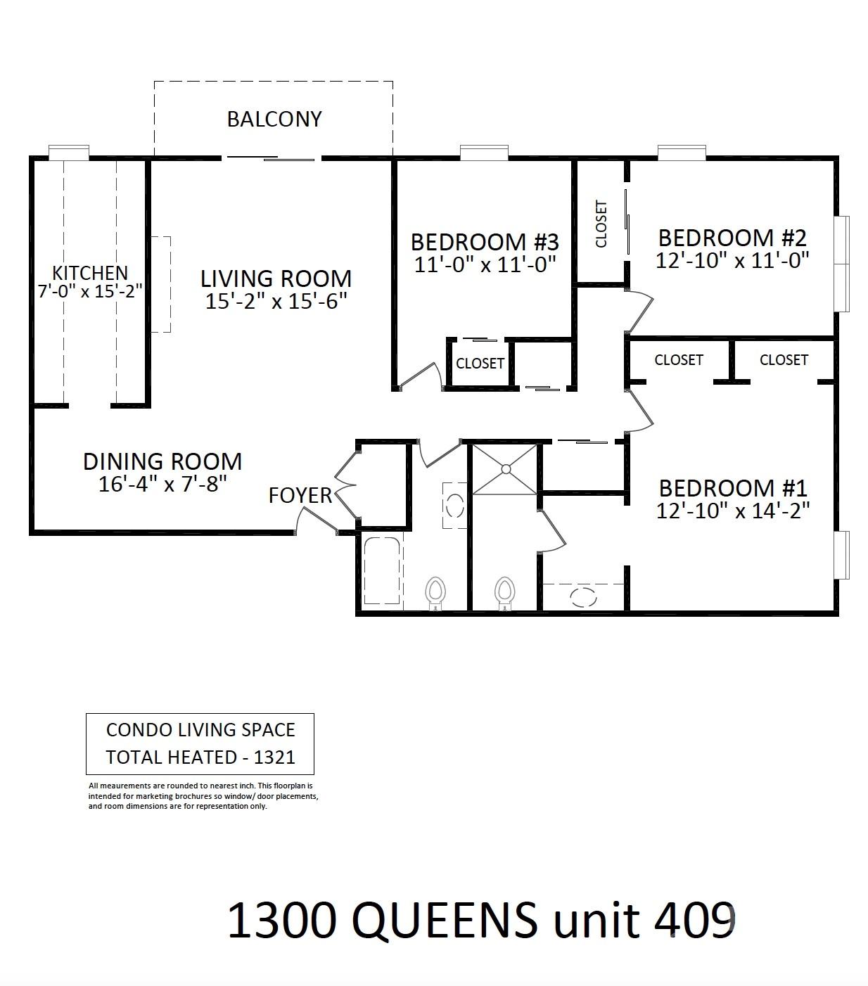 1300 Queens Road Unit: 409