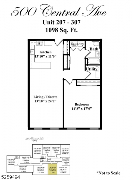 500 Central Ave, Apt 310 310