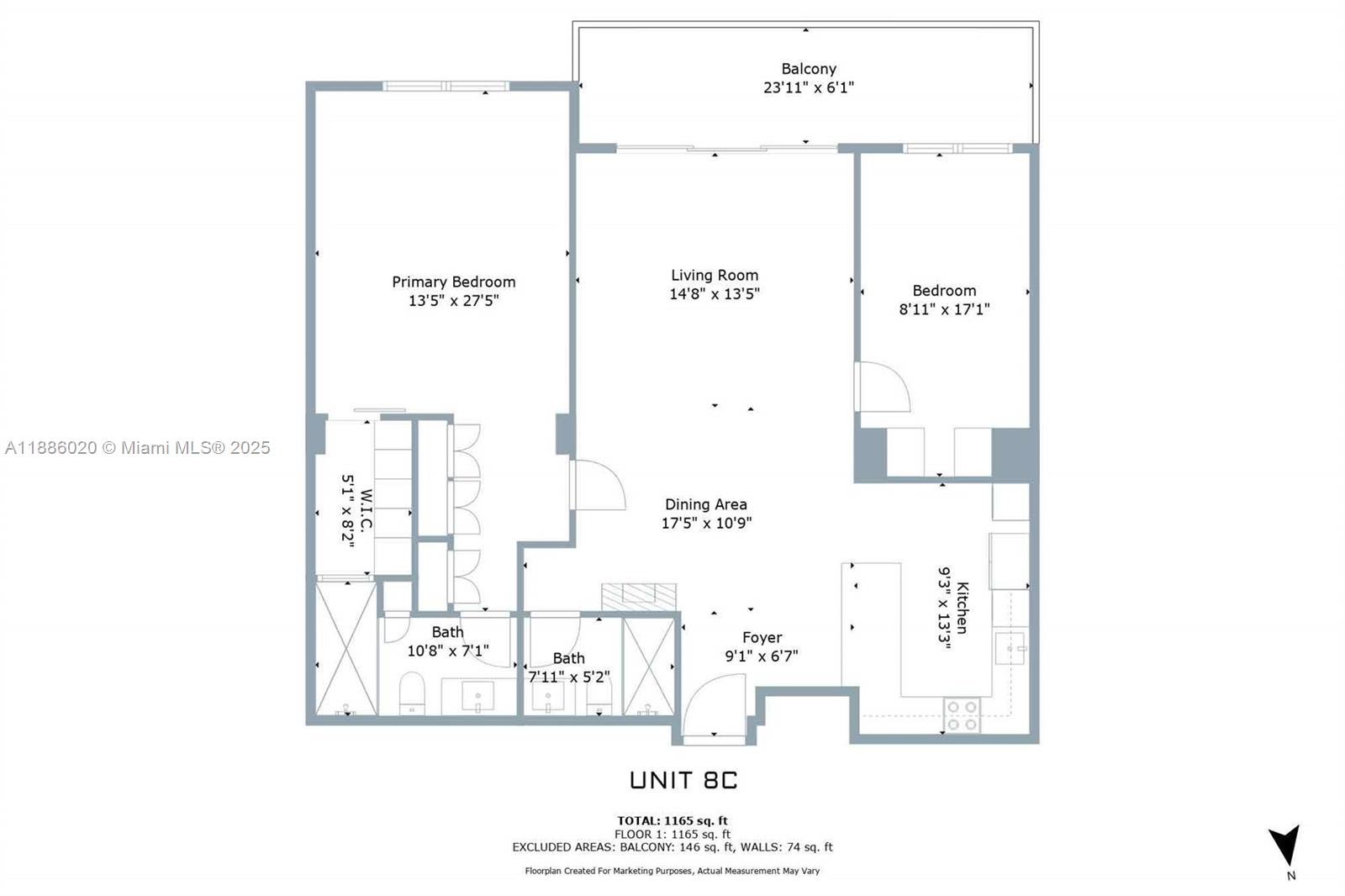 5001 Collins Ave # 8C