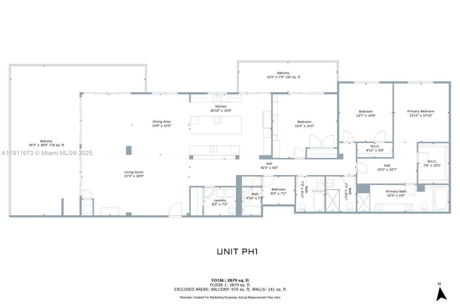 5001 Collins Ave # 1 Unit: PH-1