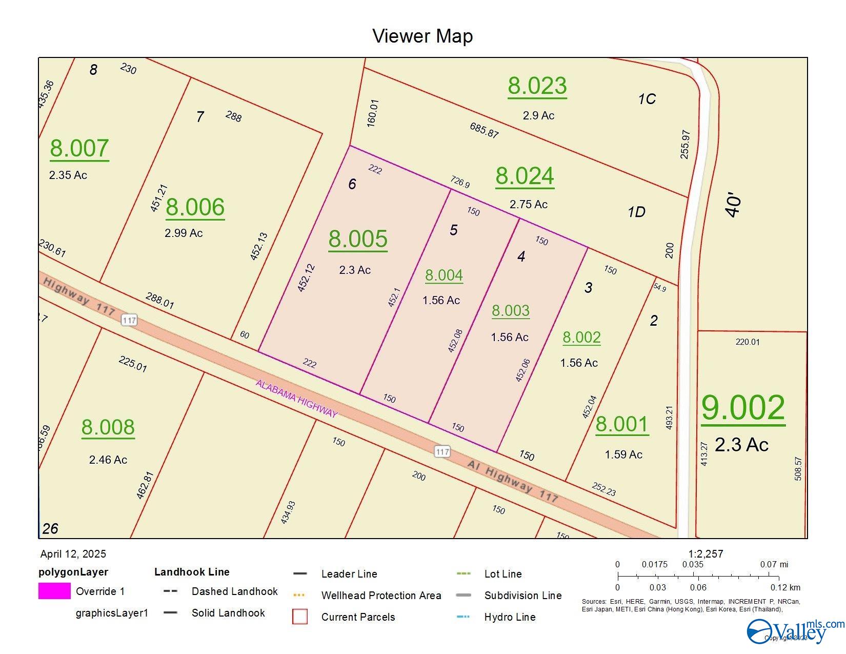 5.42 Acres Alabama Highway 117