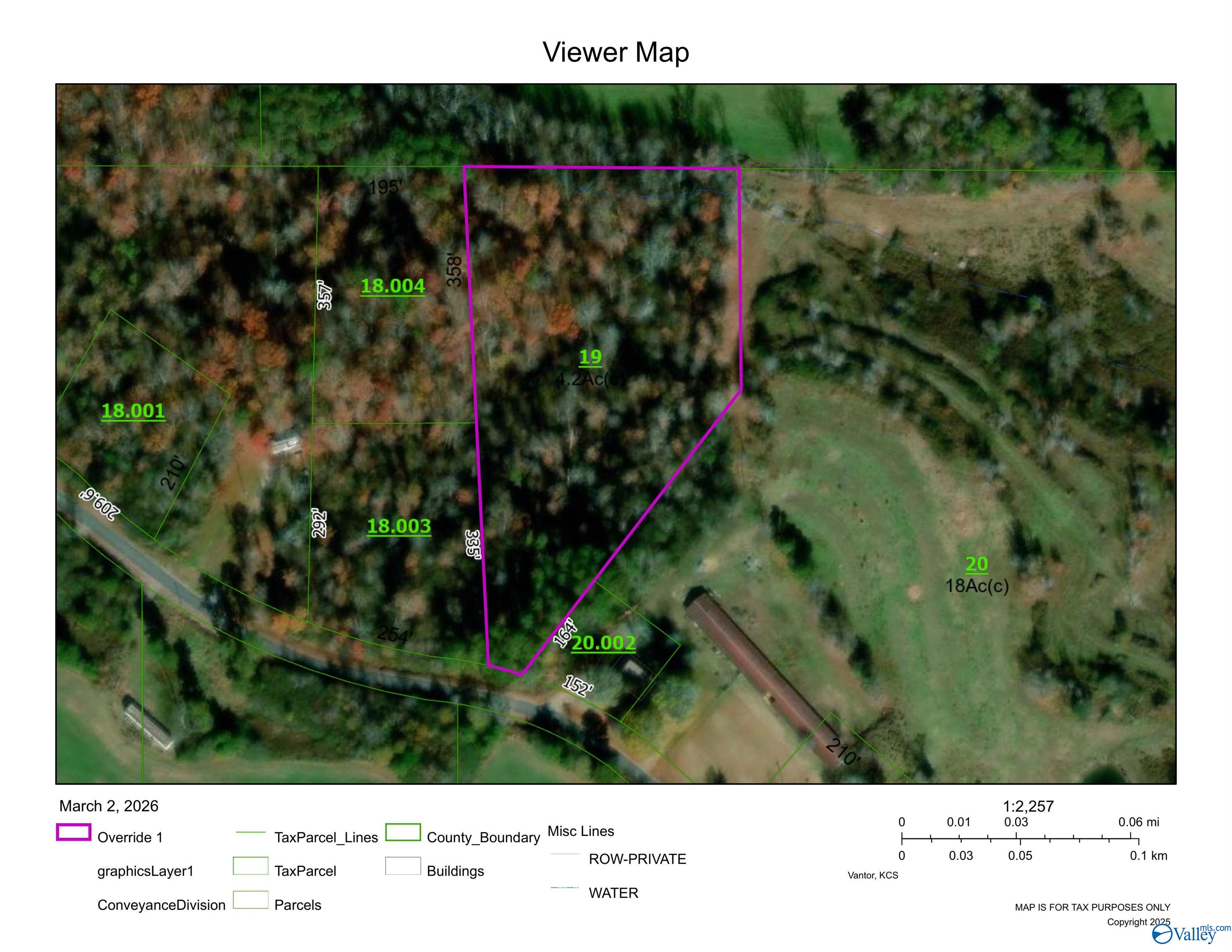 5+/- acres County Road 49