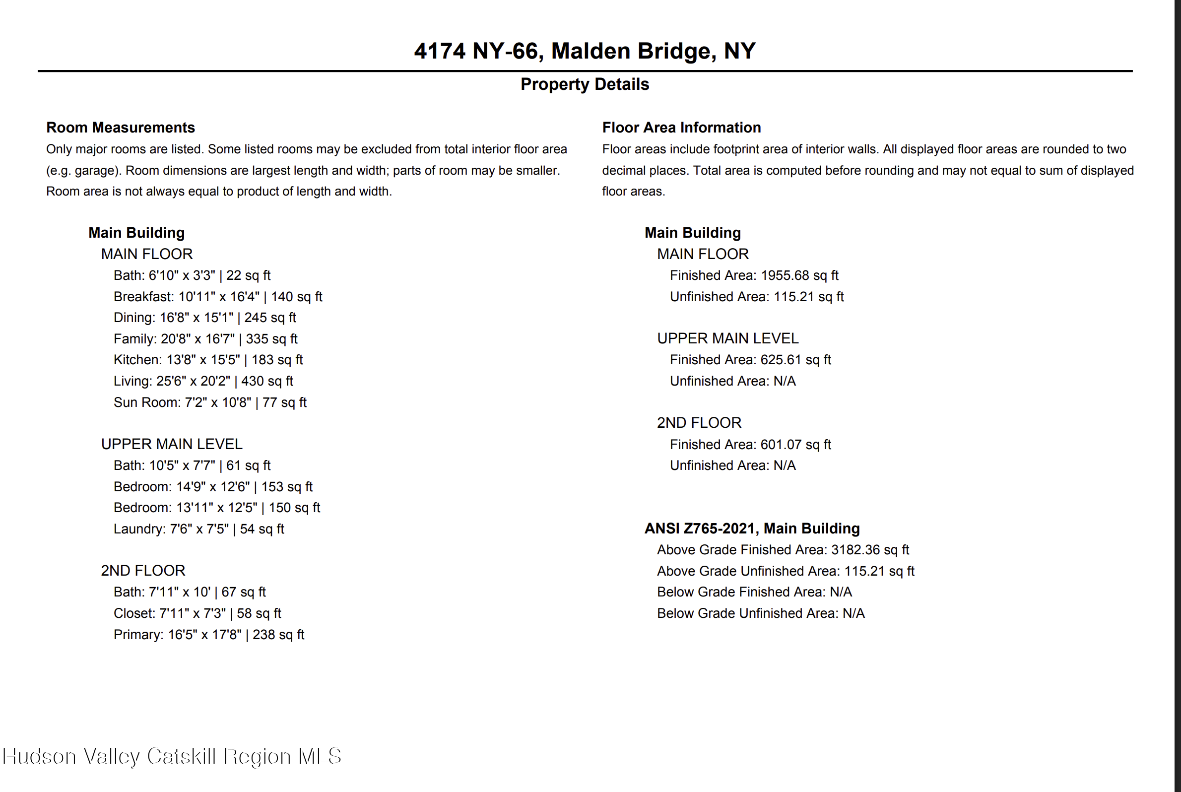 4174 State Route 66, Malden Bridge
