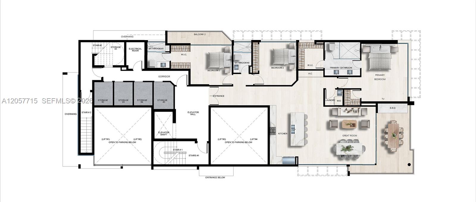 The Watermark on Fifteen, 2nd Floor Residence