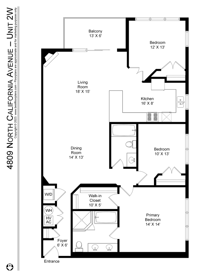 4809 N California Avenue Unit: 2W