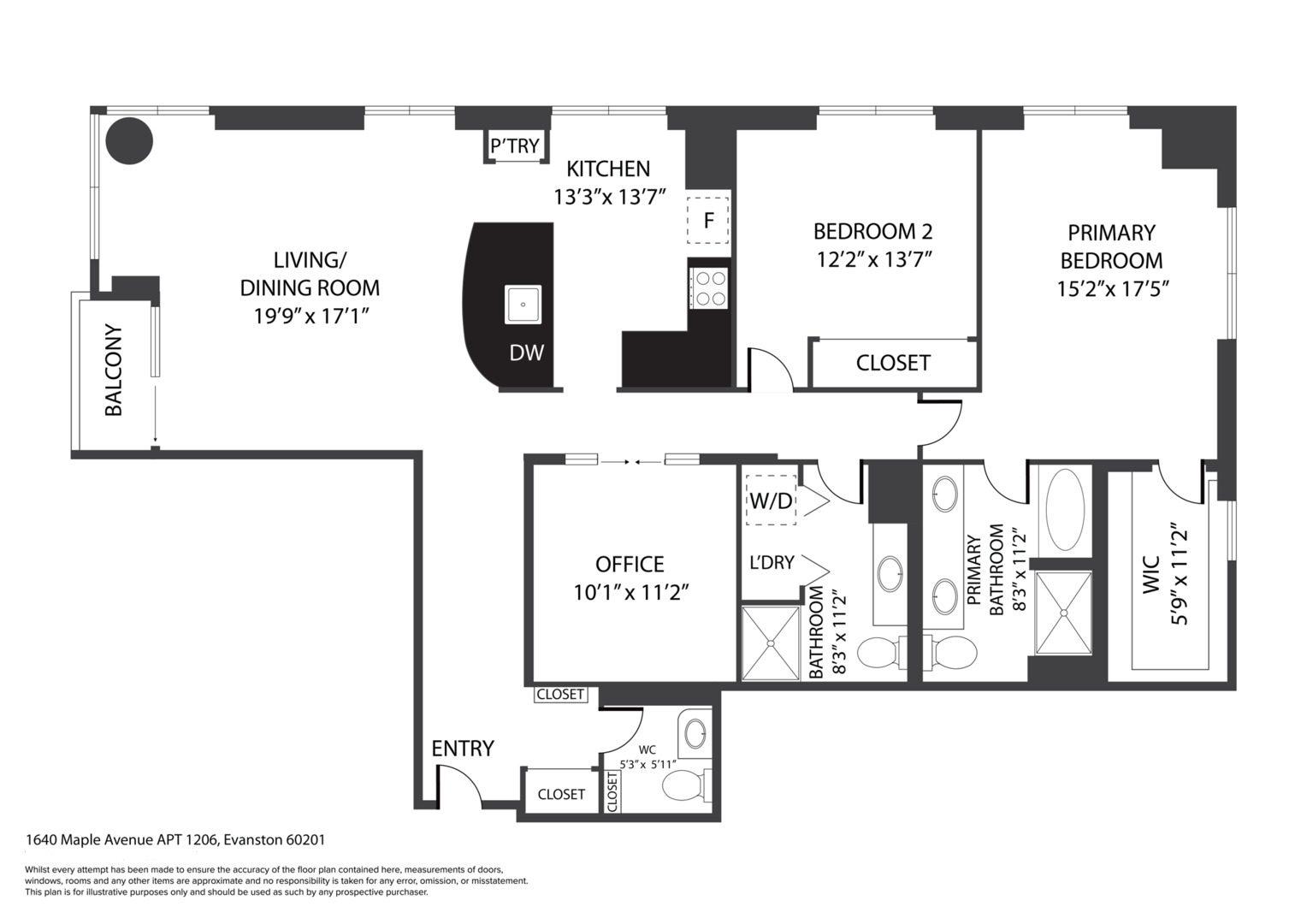 1640 Maple Avenue Unit: 1206