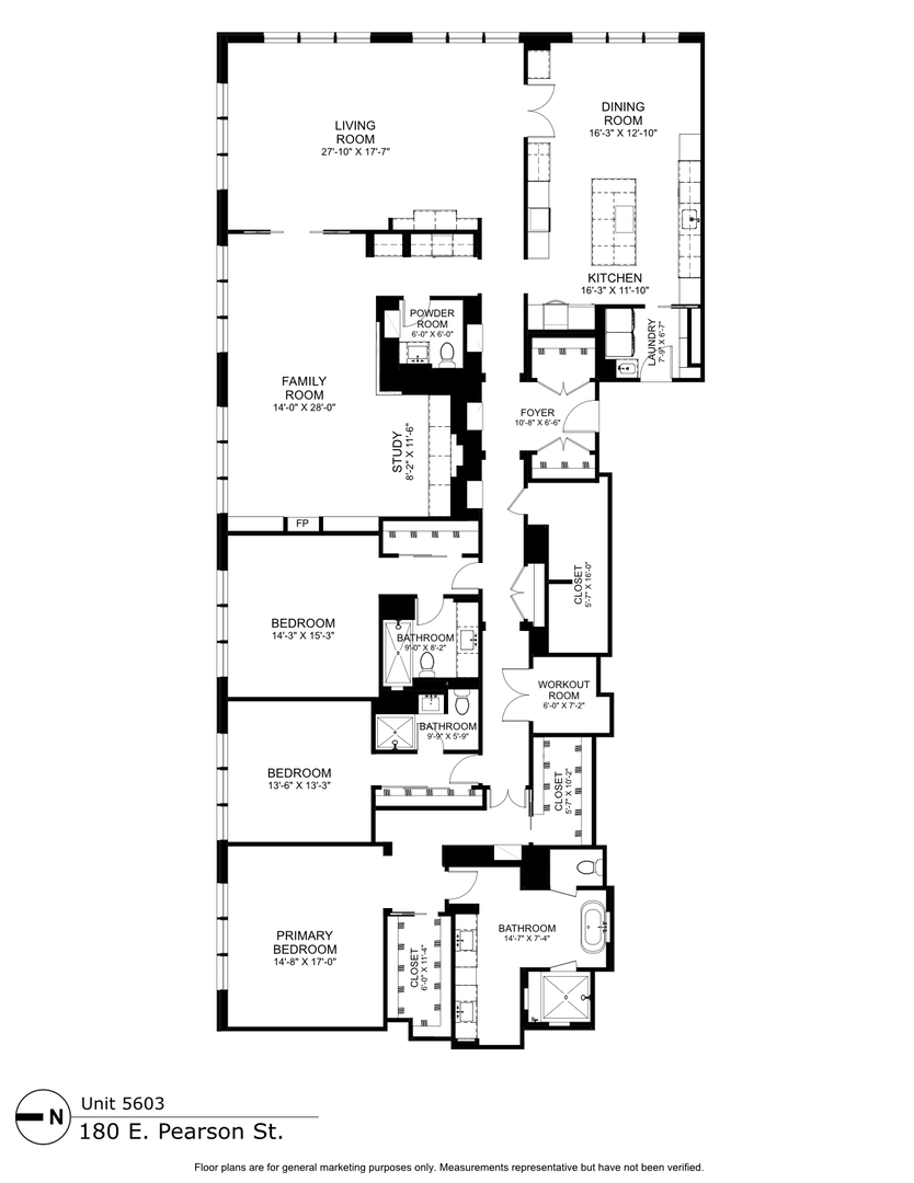 180 E PEARSON Street Unit: 5603