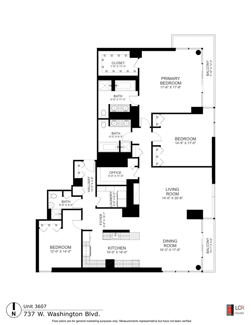 737 W Washington Boulevard Unit: 3607