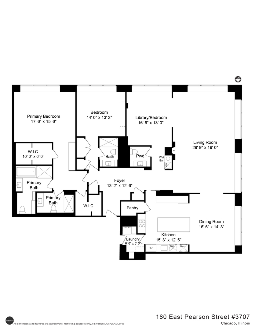 180 E Pearson Street Unit: 3707