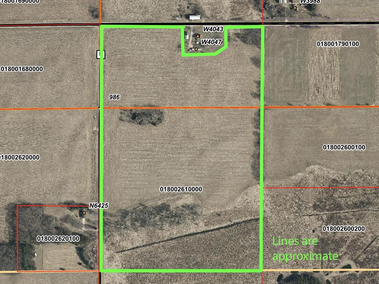 58 acres County J Road